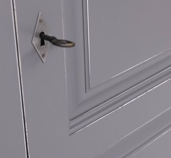 Casa Padrino Wardrobe Country Style with 1 door and 1 drawer, 103 x 59 x 200 cm Casa Padrino Wardrobe Country Style with 1 door and 1 drawer, 103 x 59 x 200 cm