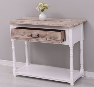 Casa Padrino Konsole im Landhausstil mit 1 Schublade, 96 x 45 x 76 cm