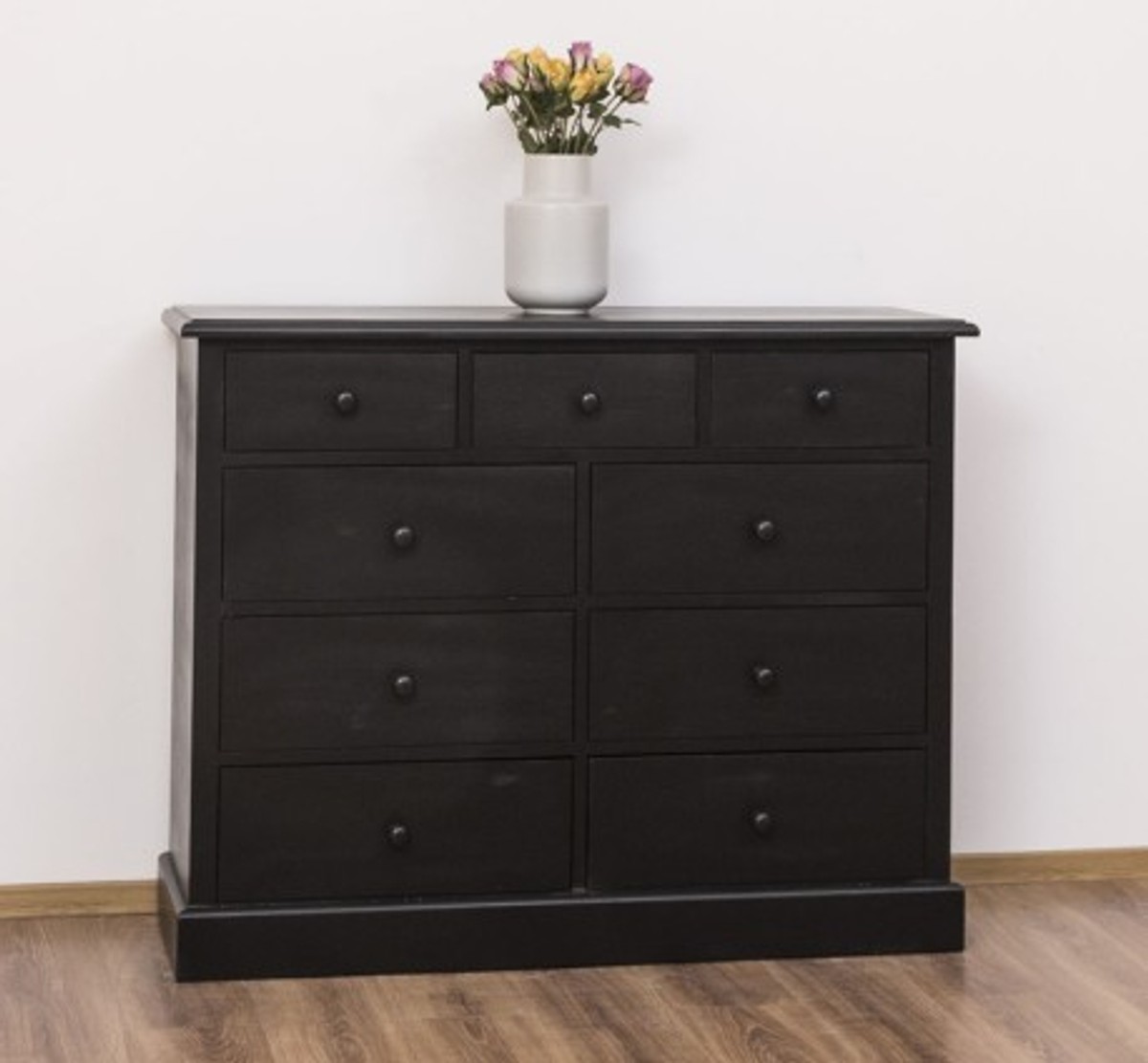 Casa Padrino Kommode im Landhausstil mit 9 Schubladen, 122 x 41 x 97 cm