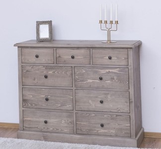 Casa Padrino Kommode im Landhausstil mit 9 Schubladen, 122 x 41 x 97 cm