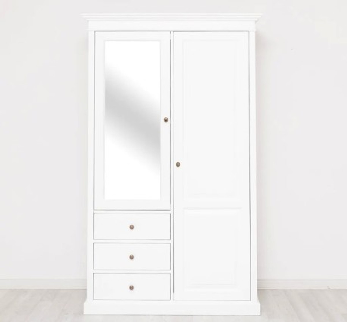 Casa Padrino Armario ropero estilo rústico con 2 puertas y 3 cajones, 121 x 59 x 197 cm Casa Padrino Armario ropero estilo rústico con 2 puertas y 3 cajones, 121 x 59 x 197 cm