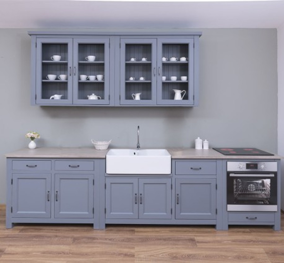 Casa Padrino Mueble de cocina estilo rústico con 2 puertas y 2 cajones, 120 x 65 x 90 cm Casa Padrino Mueble de cocina estilo rústico con 2 puertas y 2 cajones, 120 x 65 x 90 cm
