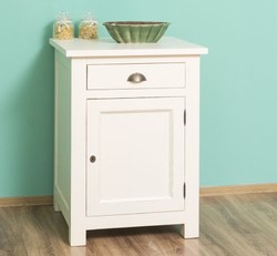 Casa Padrino Meuble de cuisine style campagne avec 1 porte et 1 tiroir, 67 x 65 x 90 cm