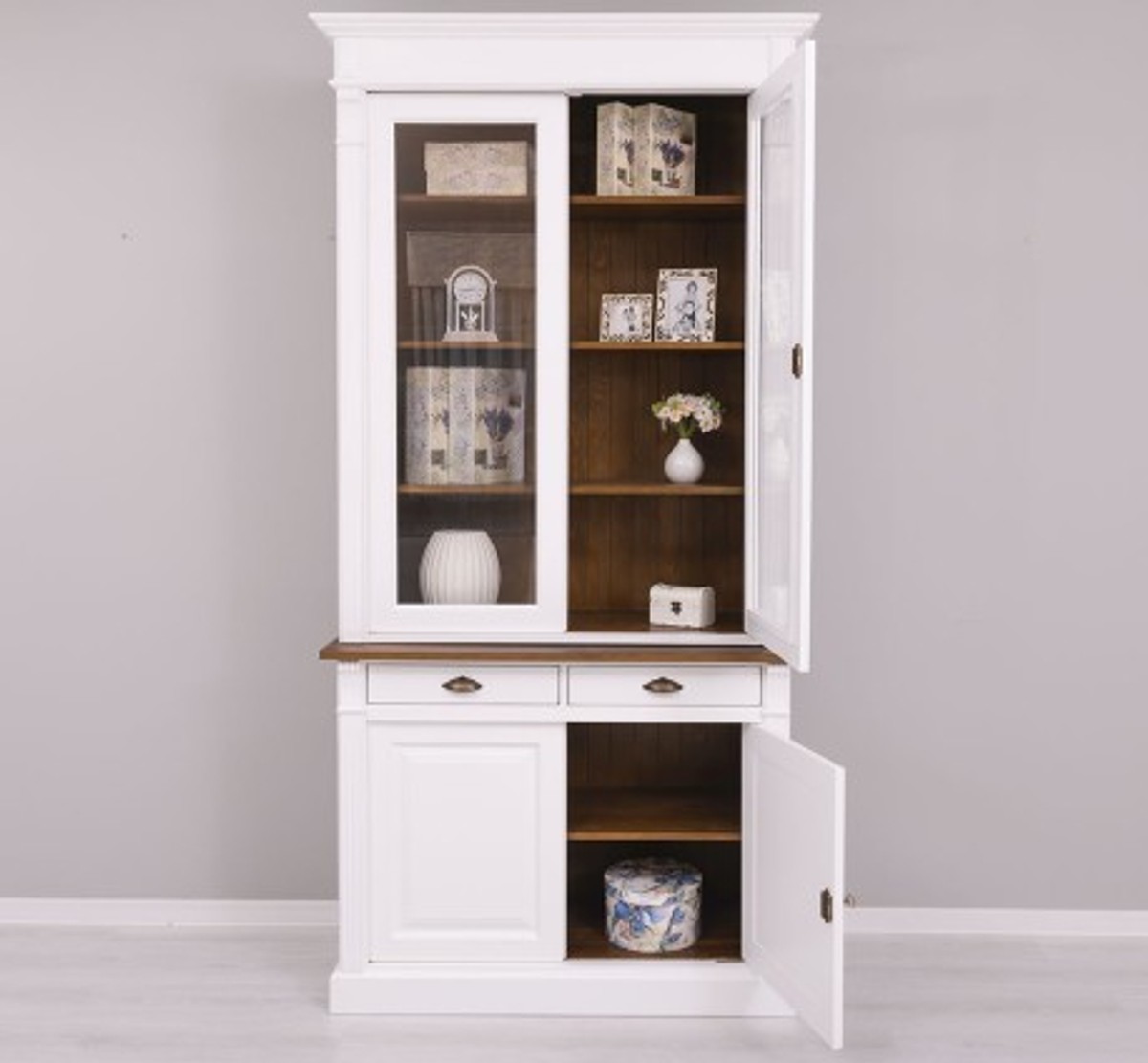Casa Padrino Wardrobe Country Style with 2 doors, 120 x 51 x 240 cm Casa Padrino Wardrobe Country Style with 2 doors, 120 x 51 x 240 cm