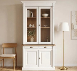 Casa Padrino Armoire à vêtements style campagne avec 2 portes, 120 x 51 x 240 cm