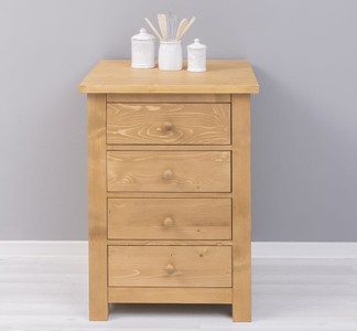 Casa Padrino Mobile da cucina stile country con 4 cassetti, 67 x 65 x 90 cm