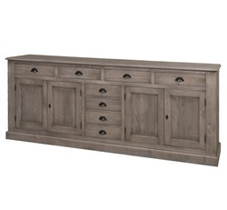 Casa Padrino Buffet style campagne avec 4 portes et 8 tiroirs, 239 x 47 x 93 cm Casa Padrino Buffet style campagne avec 4 portes et 8 tiroirs, 239 x 47 x 93 cm