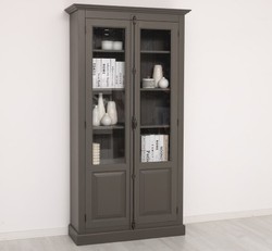 Casa Padrino Display Cabinet Country Style with 2 doors, 110 x 40 x 210 cm