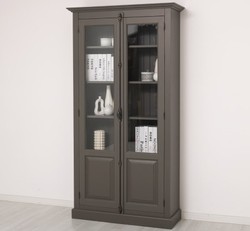 Casa Padrino Display Cabinet Country Style with 2 doors, 110 x 40 x 210 cm