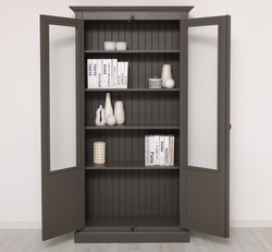 Casa Padrino Display Cabinet Country Style with 2 doors, 110 x 40 x 210 cm