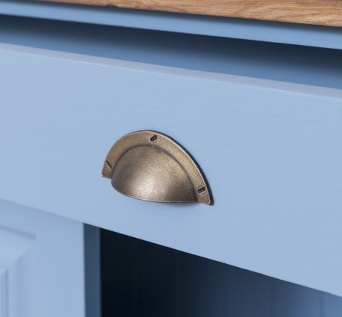 Casa Padrino Schrank im Landhausstil mit 2 Türen, 1 Schublade und Eichenholzplatte, 85 x 35 x 120 cm Casa Padrino Schrank im Landhausstil mit 2 Türen, 1 Schublade und Eichenholzplatte, 85 x 35 x 120 cm