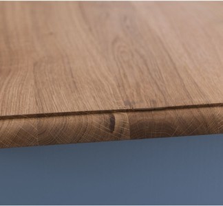 Casa Padrino Schrank im Landhausstil mit 2 Türen, 1 Schublade und Eichenholzplatte, 85 x 35 x 120 cm