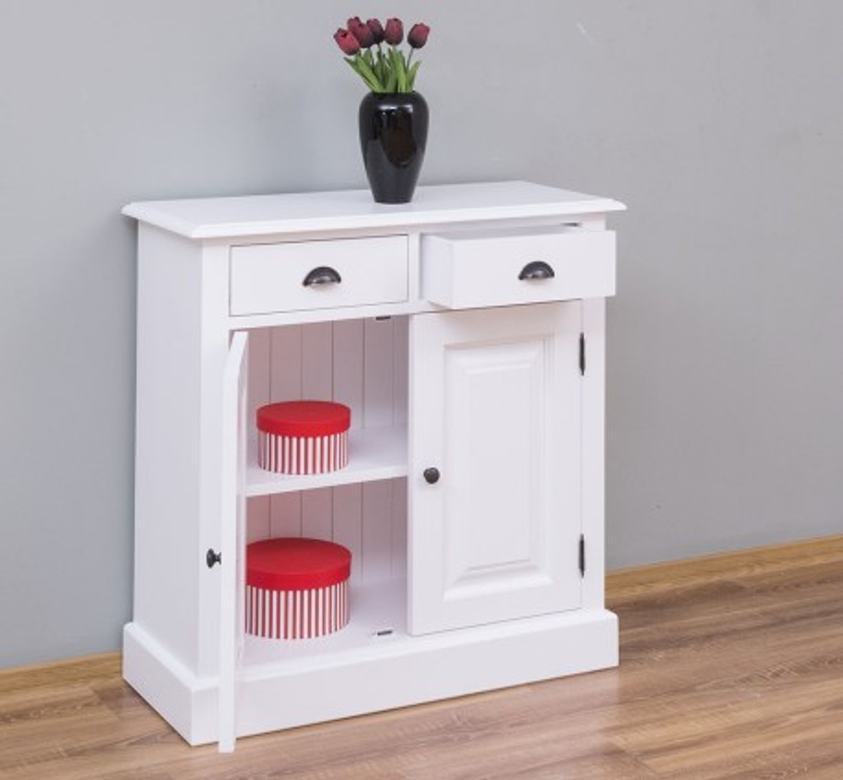 Casa Padrino Armoire style campagne avec 2 portes et 2 tiroirs, 85 x 35 x 85 cm Casa Padrino Armoire style campagne avec 2 portes et 2 tiroirs, 85 x 35 x 85 cm