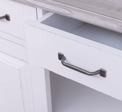 Casa Padrino Armoire style campagne avec 2 portes et 2 tiroirs, 85 x 35 x 85 cm Casa Padrino Armoire style campagne avec 2 portes et 2 tiroirs, 85 x 35 x 85 cm