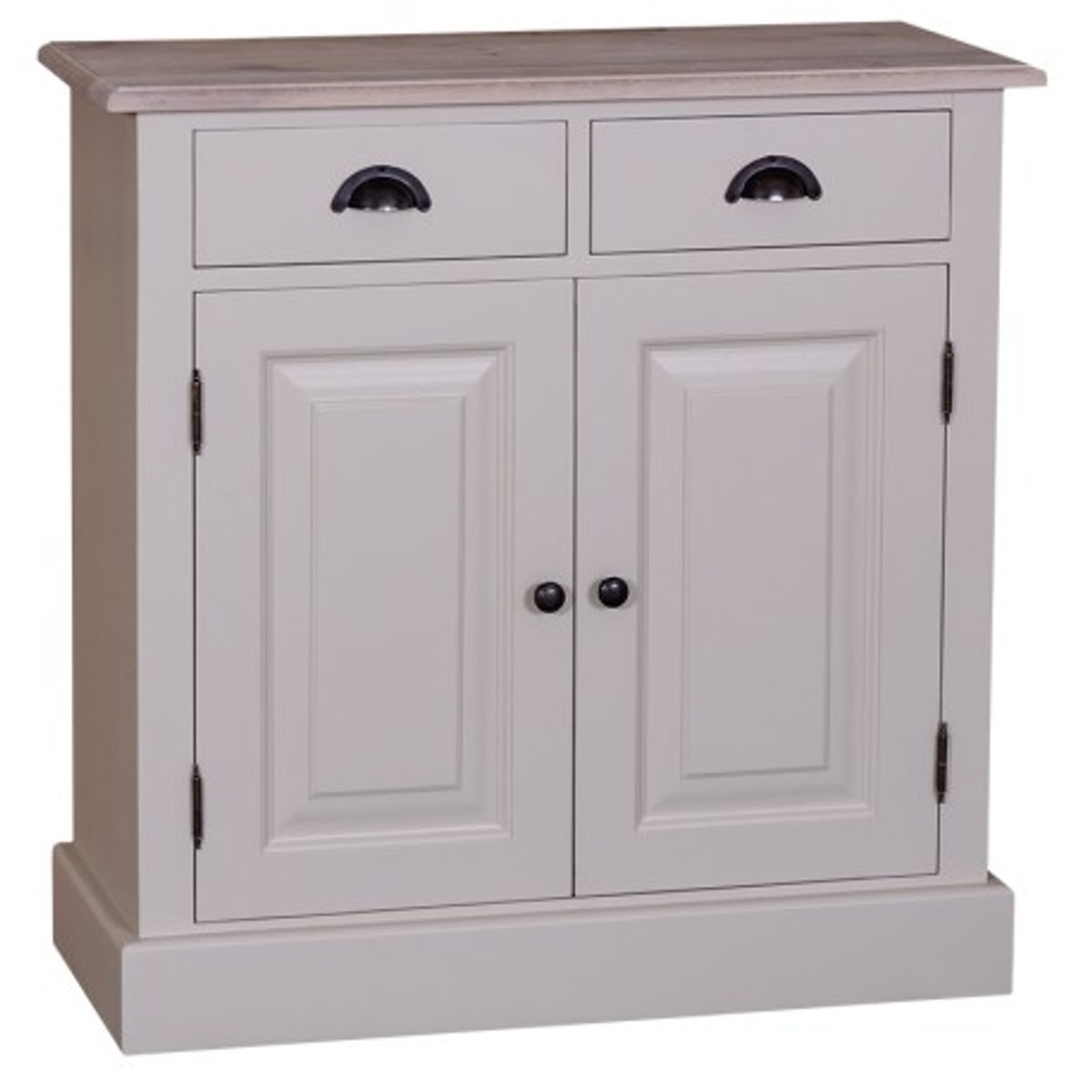 Casa Padrino Armadio stile country con 2 ante, 2 cassetti e piano in rovere, 85 x 35 x 85 cm Casa Padrino Armadio stile country con 2 ante, 2 cassetti e piano in rovere, 85 x 35 x 85 cm