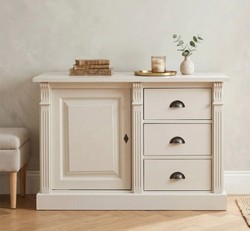 Casa Padrino Buffet style campagne avec 1 porte et 3 tiroirs, 116 x 51 x 78 cm Casa Padrino Buffet style campagne avec 1 porte et 3 tiroirs, 116 x 51 x 78 cm