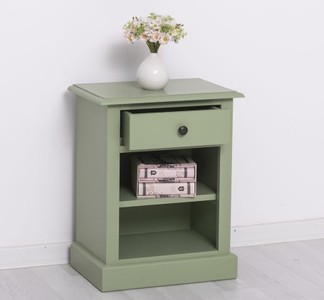 Casa Padrino Nachttisch im Landhausstil mit 1 Schublade, 47 x 32 x 59 cm
