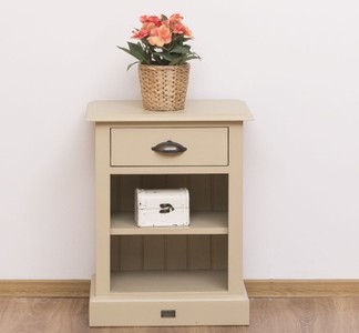 Casa Padrino Nachttisch im Landhausstil mit 1 Schublade, 47 x 32 x 59 cm