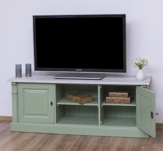 Casa Padrino Kommode im Landhausstil mit 2 Türen, 160 x 46 x 60 cm