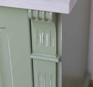 Casa Padrino Kommode im Landhausstil mit 2 Türen, 160 x 46 x 60 cm