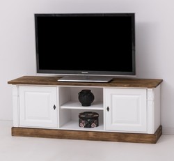 Casa Padrino Cómoda estilo rústico con 2 puertas, 160 x 46 x 60 cm Casa Padrino Cómoda estilo rústico con 2 puertas, 160 x 46 x 60 cm