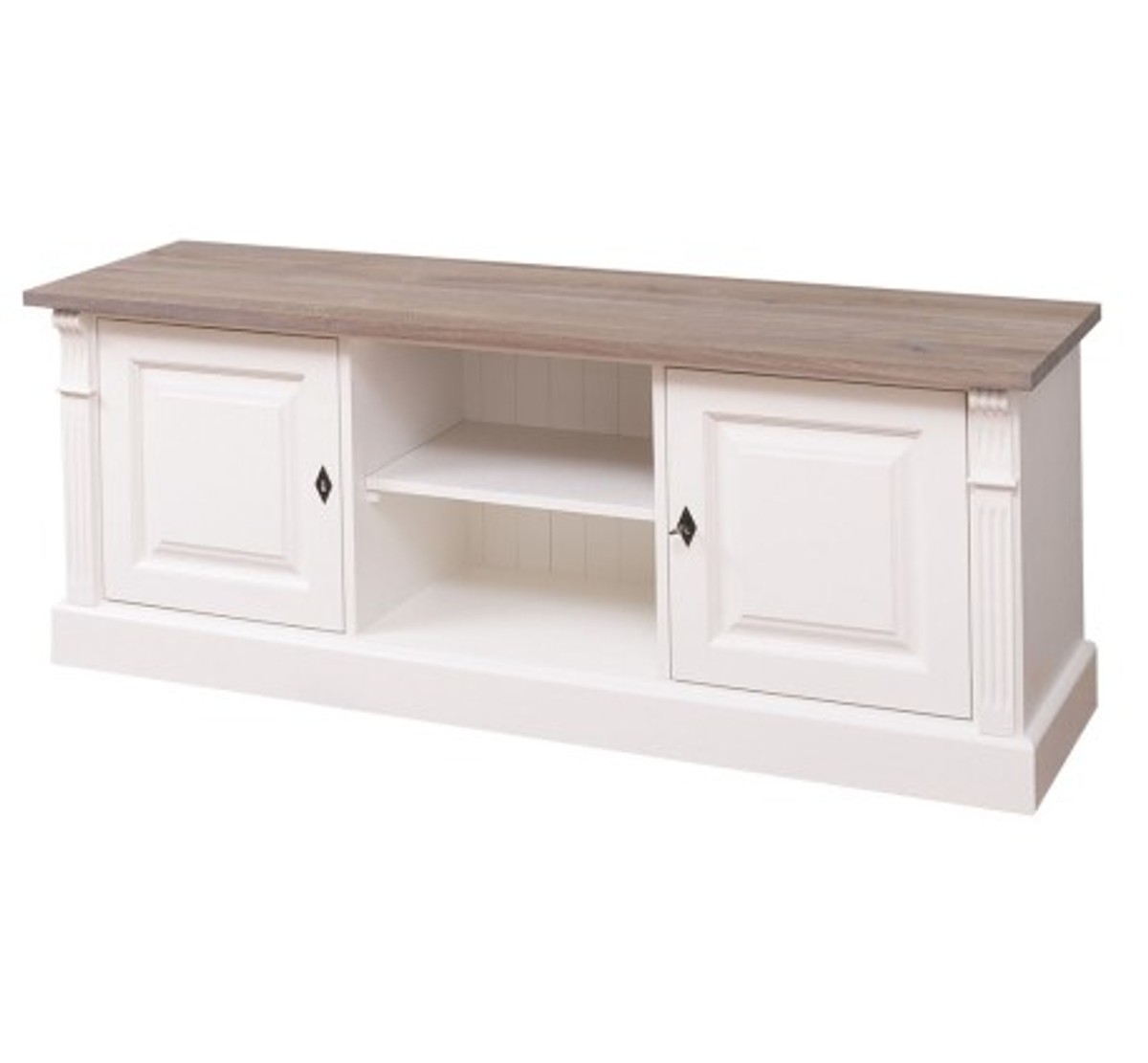 Casa Padrino Cómoda estilo rústico con 2 puertas y tablero de roble, 160 x 49 x 60 cm Casa Padrino Cómoda estilo rústico con 2 puertas y tablero de roble, 160 x 49 x 60 cm