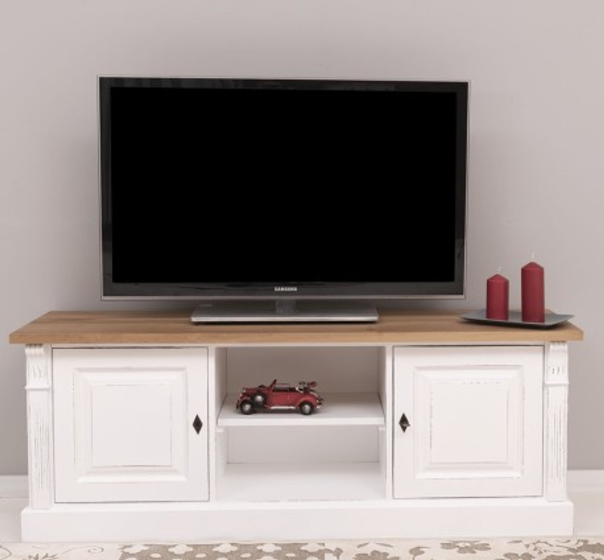 Casa Padrino Cómoda estilo rústico con 2 puertas y tablero de roble, 160 x 49 x 60 cm Casa Padrino Cómoda estilo rústico con 2 puertas y tablero de roble, 160 x 49 x 60 cm