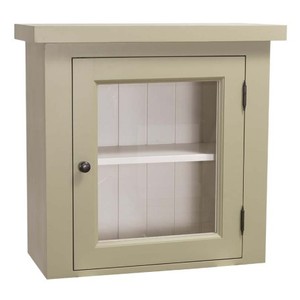 Casa Padrino Mobile da cucina stile country con 1 anta in vetro, 67 x 31 x 65 cm