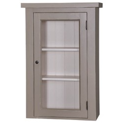 Casa Padrino Mueble de cocina estilo rústico con 1 puerta de cristal, 67 x 31 x 100 cm Casa Padrino Mueble de cocina estilo rústico con 1 puerta de cristal, 67 x 31 x 100 cm