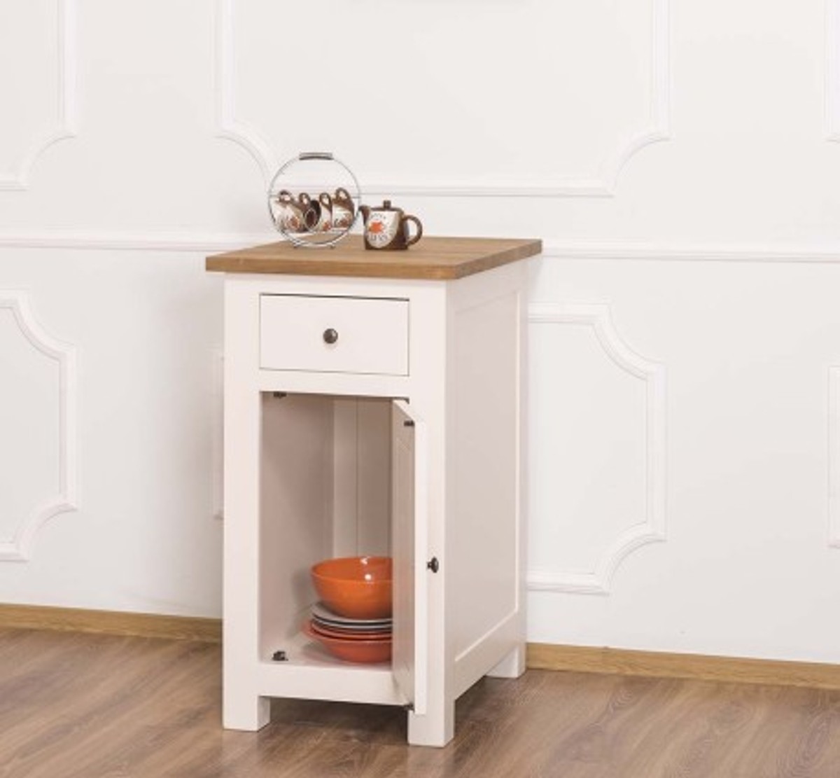 Casa Padrino Mueble de cocina estilo rústico con 1 puerta y 1 cajón, 50 x 65 x 90 cm Casa Padrino Mueble de cocina estilo rústico con 1 puerta y 1 cajón, 50 x 65 x 90 cm