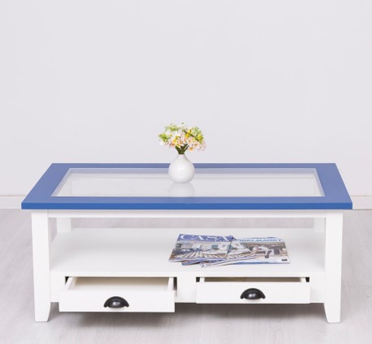 Casa Padrino Couchtisch im Landhausstil, 120 x 65 x 48 cm