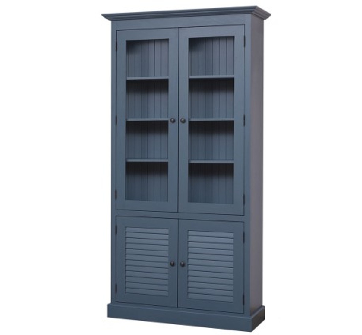 Casa Padrino Display Cabinet Country Style with 2 glass doors, 110 x 39 x 210 cm Casa Padrino Display Cabinet Country Style with 2 glass doors, 110 x 39 x 210 cm