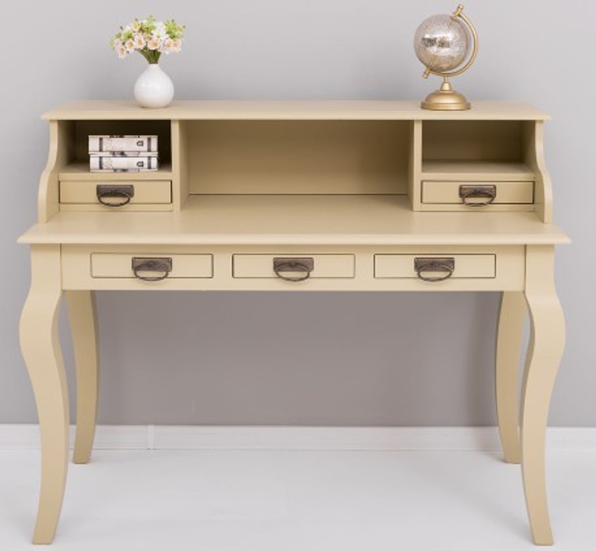 Casa Padrino Schreibtisch im Landhausstil, 130 x 60 x 103 cm