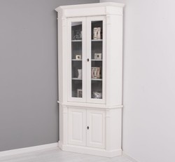 Casa Padrino Vitrine im Landhausstil, 114 x 52 x 228 cm Casa Padrino Vitrine im Landhausstil, 114 x 52 x 228 cm