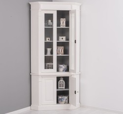 Casa Padrino Vitrine im Landhausstil, 114 x 52 x 228 cm Casa Padrino Vitrine im Landhausstil, 114 x 52 x 228 cm