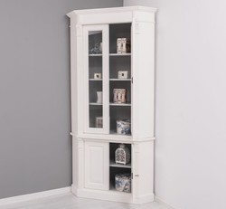 Casa Padrino Vitrine im Landhausstil, 114 x 52 x 228 cm Casa Padrino Vitrine im Landhausstil, 114 x 52 x 228 cm