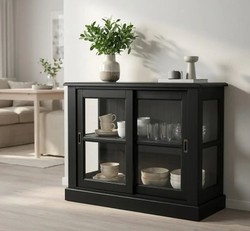 Casa Padrino Sideboard im Landhausstil mit 2 Schiebetüren, 106 x 47 x 86 cm Casa Padrino Sideboard im Landhausstil mit 2 Schiebetüren, 106 x 47 x 86 cm