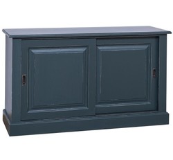 Casa Padrino Sideboard im Landhausstil mit 2 Schiebetüren, 135 x 48 x 78 cm Casa Padrino Sideboard im Landhausstil mit 2 Schiebetüren, 135 x 48 x 78 cm
