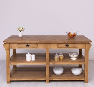 Casa Padrino Küchenschrank im Landhausstil mit 4 Schubladen, 180 x 85 x 90 cm