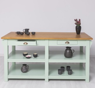 Casa Padrino Küchenschrank im Landhausstil mit 4 Schubladen, 180 x 85 x 90 cm