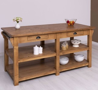 Casa Padrino Küchenschrank im Landhausstil mit 4 Schubladen, 180 x 85 x 90 cm