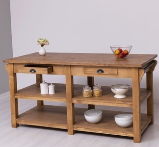 Casa Padrino Küchenschrank im Landhausstil mit 4 Schubladen, 180 x 85 x 90 cm