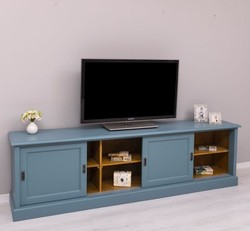 Casa Padrino TV Cabinet Country Style with 4 sliding doors, 246 x 46 x 70 cm Casa Padrino TV Cabinet Country Style with 4 sliding doors, 246 x 46 x 70 cm