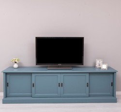 Casa Padrino TV Cabinet Country Style with 4 sliding doors, 246 x 46 x 70 cm Casa Padrino TV Cabinet Country Style with 4 sliding doors, 246 x 46 x 70 cm