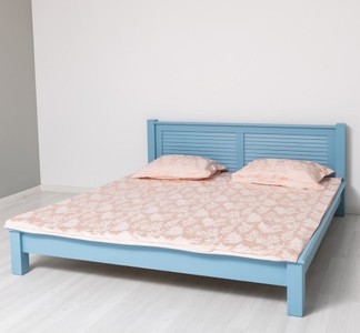 Casa Padrino Bett im Landhausstil, 140 x 200 x 82 cm