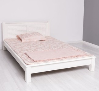 Casa Padrino Bett im Landhausstil, 140 x 200 x 82 cm