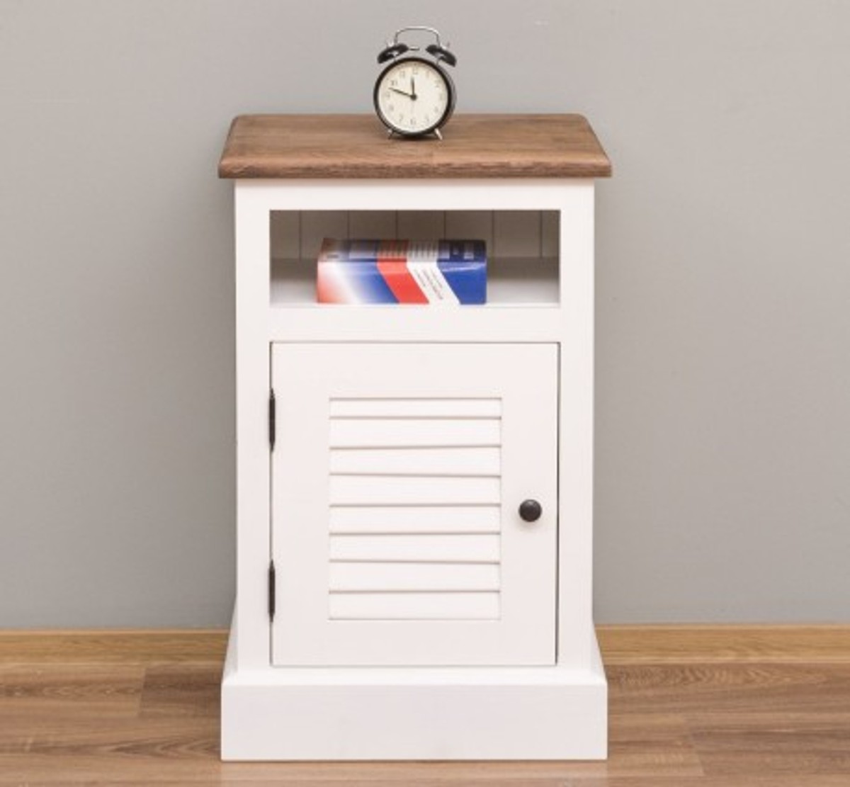 Casa Padrino Mesita de noche estilo rústico con 1 puerta, 47 x 32 x 74 cm Casa Padrino Mesita de noche estilo rústico con 1 puerta, 47 x 32 x 74 cm