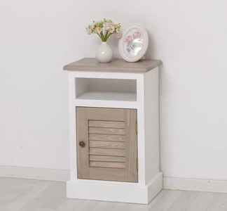 Casa Padrino Nachttisch im Landhausstil mit 1 Tür, 47 x 32 x 74 cm
