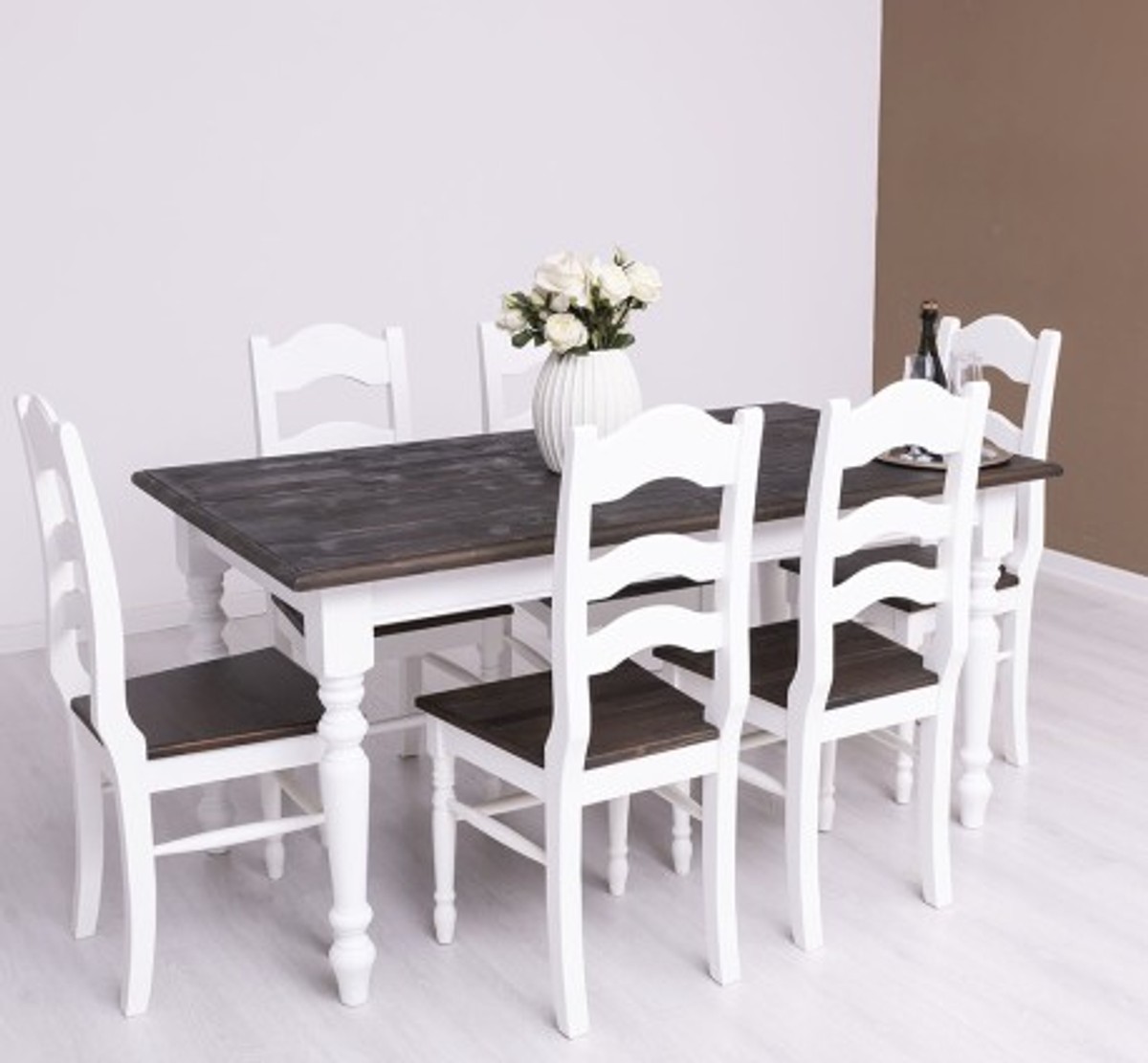 Casa Padrino Esstisch im Landhausstil, 160 x 90 x 78 cm