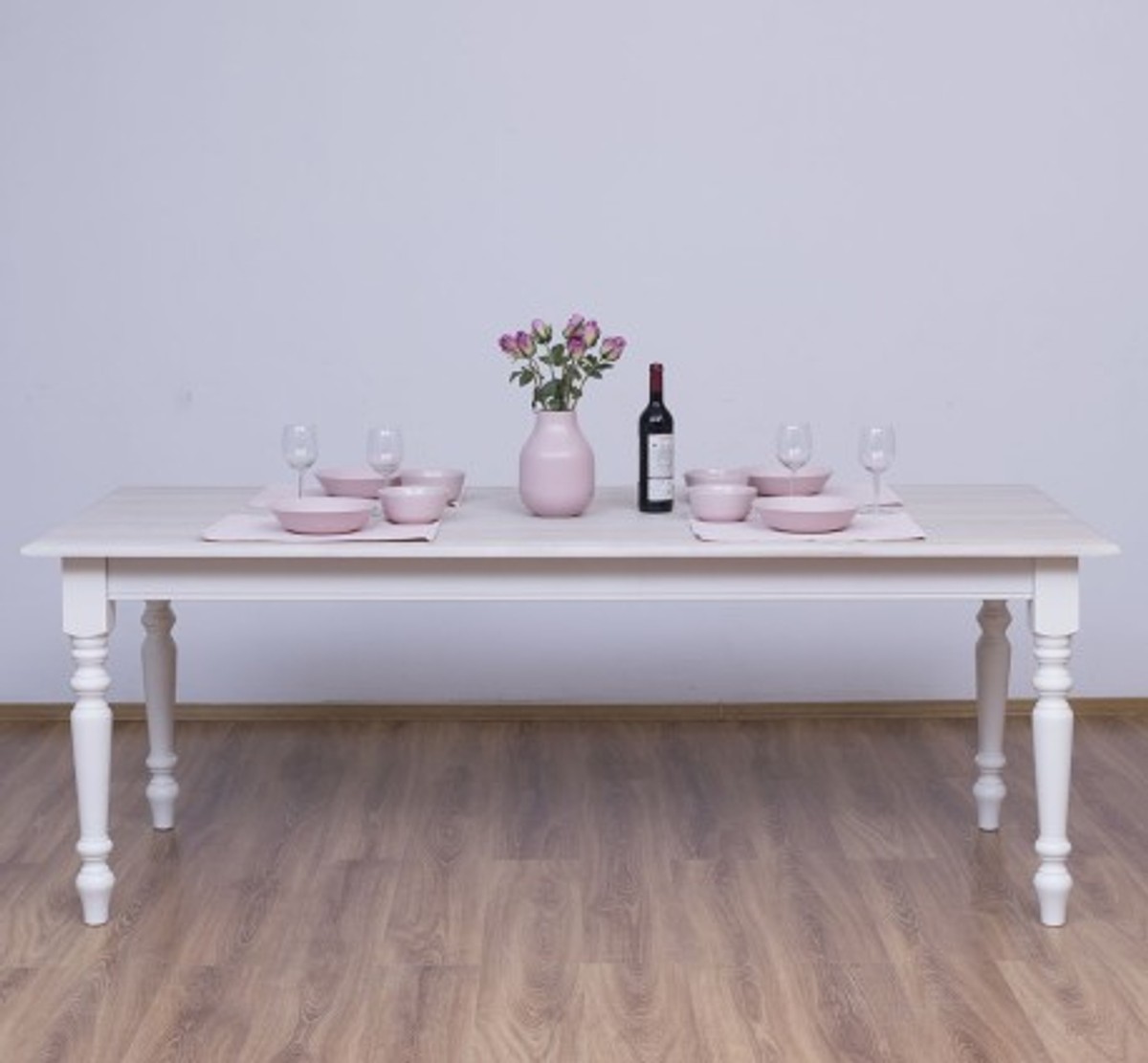 Casa Padrino Esstisch im Landhausstil mit Eichenholzplatte, 160 x 90 x 78 cm Casa Padrino Esstisch im Landhausstil mit Eichenholzplatte, 160 x 90 x 78 cm
